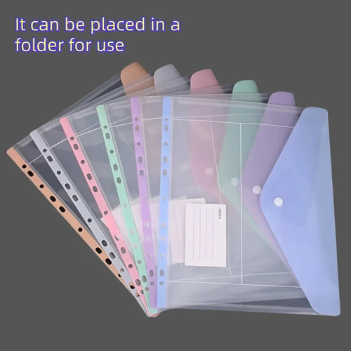 Plastic wallets stud - 6x,
