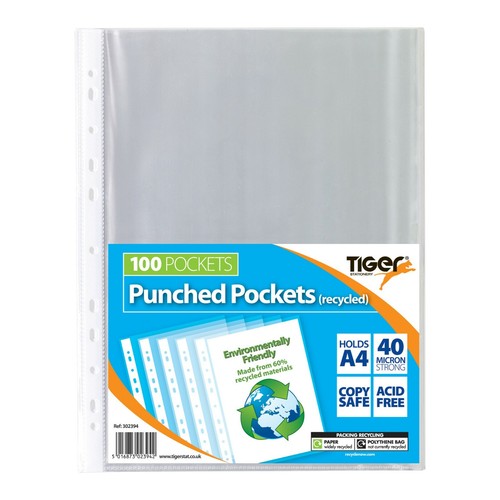Tiger punched pockets - tiger, a4