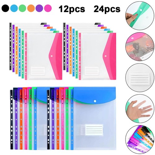24pcs document wallets - 12/24pcs,