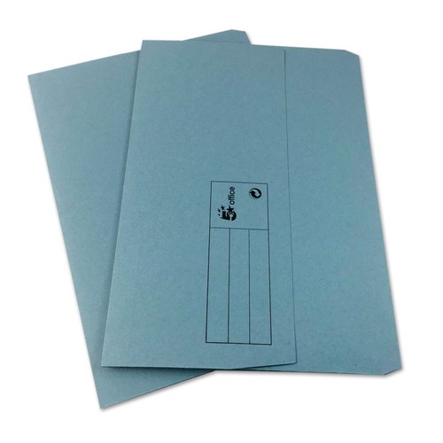 Blue foolscap document - foolscap,