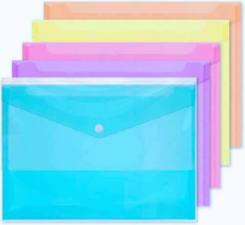 Pastel folders pack - a4,