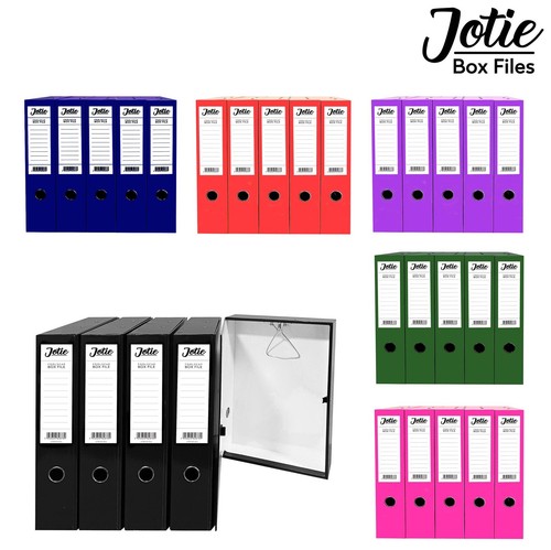 Set foolscap box files - set, 5