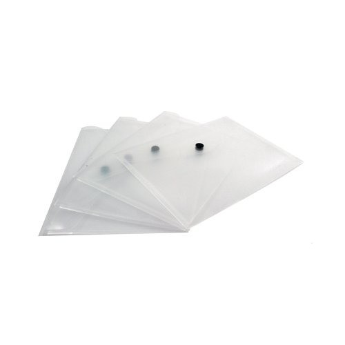 Plastic stud wallet folders - plastic,
