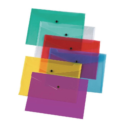 Stud closing plastic folders - closing,